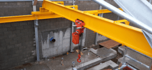 Manual Chain Top Running Overhead Bridge Crane by CraneWerks of Morristown, IN