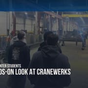 Walker Career Center gets a hands-on look at CraneWerks